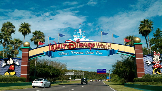 Walt Disney World, Resort, parc d'attractions, Disney World, Orlando, Floride, États-Unis, Walt Disney World Resort, États-Unis, Fond d'écran HD HD wallpaper