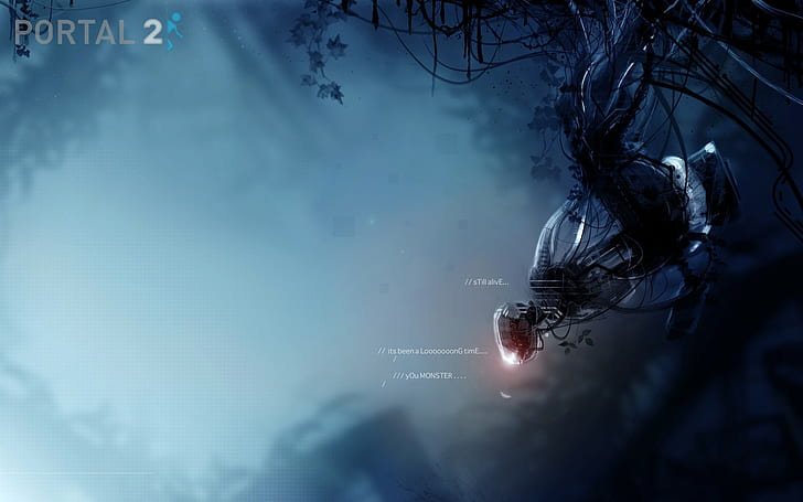 Portal 2, GLaDOS, videospel, HD tapet