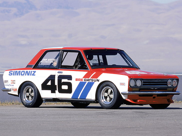1971, 510, datsun, race, racing, trans am, HD wallpaper