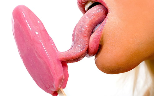 Women, Ice Cream, Tongue, Licking, Blonde, Closeup, Melting, women, ice cream, tongue, licking, blonde, closeup, melting, HD wallpaper HD wallpaper