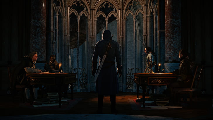 Assassin's Creed Unity, Arno Dorian, videospel, HD tapet