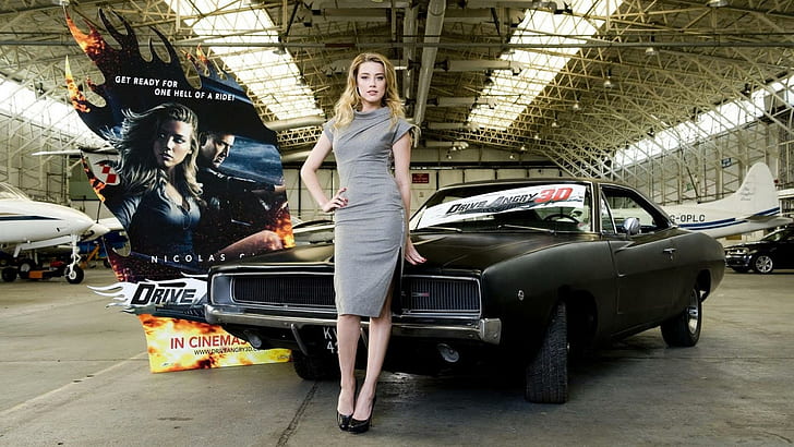 Drive Angry-charger, mopar, model, black, cars, HD wallpaper