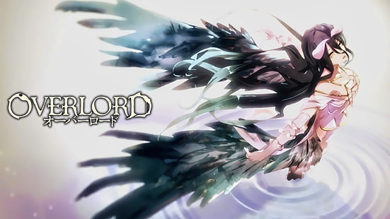 Overlord-annonsering, Overlord (anime), Albedo (OverLord), HD tapet HD wallpaper