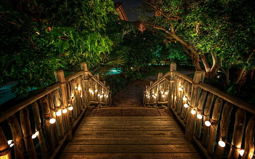 Romantisches Resort, Garten, Natur, Romantik, Resort, HD-Hintergrundbild HD wallpaper