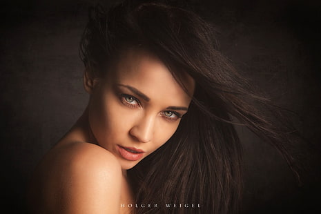 Angelina Petrova, mulheres, modelo, rosto, retrato, HD papel de parede HD wallpaper