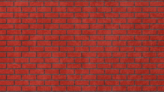 mur de briques rouges, mur, brique, texture, Fond d'écran HD HD wallpaper