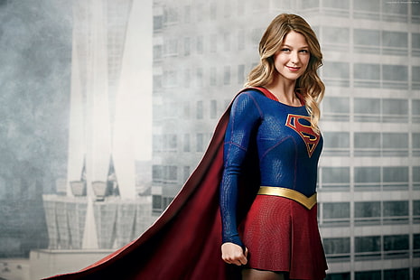 Melissa Benoist, 2 season, Best TV Series, Supergirl, HD wallpaper HD wallpaper