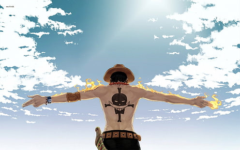 One Piece, Portgas D. Ace, HD papel de parede HD wallpaper