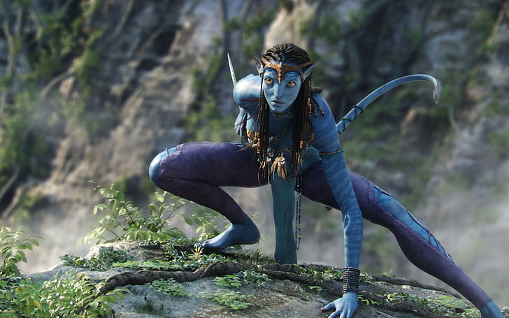 Avatar character, war, Avatar, Neytiri, HD wallpaper