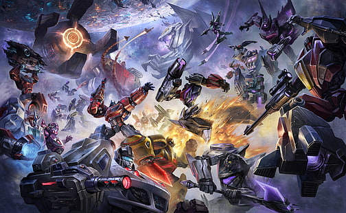 Transformadores, Optimus Prime, robot, ilustraciones, Fondo de pantalla HD HD wallpaper