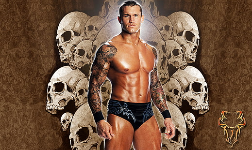 Randy Orton Death Bringer, lutador masculino, WWE, campeão da wwe, americano, lutador, HD papel de parede HD wallpaper