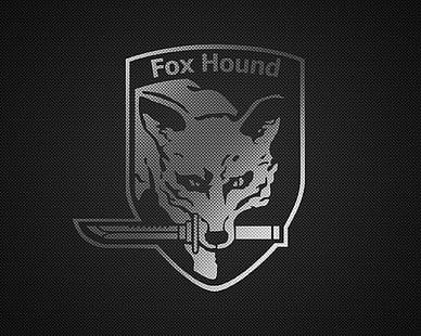 โลโก้ Fox Hound, วิดีโอเกม, Metal Gear, วอลล์เปเปอร์ HD HD wallpaper