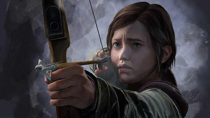 Mädchen, Ellie, The Last Of Us, einige von uns, HD-Hintergrundbild