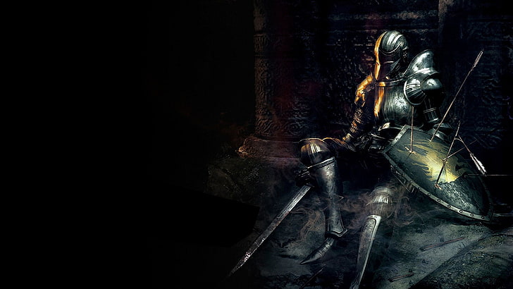 剣を持った戦士のデジタル壁紙 Dark Souls Dark Souls Ii ビデオゲーム Hdデスクトップの壁紙 Wallpaperbetter