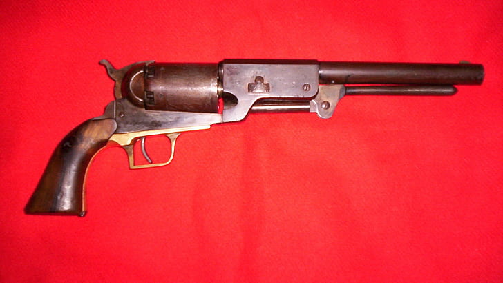 colt walker dragoon revolver, HD wallpaper