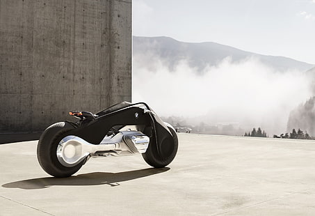 motorcycles of future, 4K, BMW Motorrad vision next 100, HD wallpaper HD wallpaper