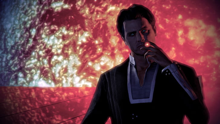 Mass Effect, Mass Effect 2, Illusive Man, HD wallpaper