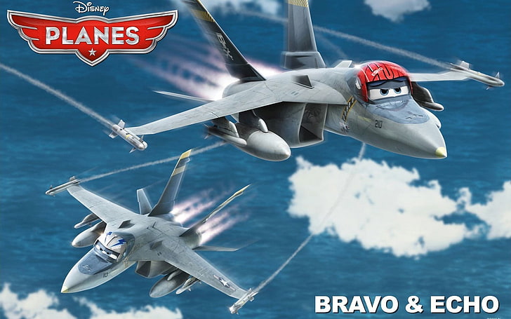 BRAVO ECHO-Planes 2013 디즈니 영화의 HD 월페이퍼, 디즈니 비행기 브라보와 에코 벽지, HD 배경 화면