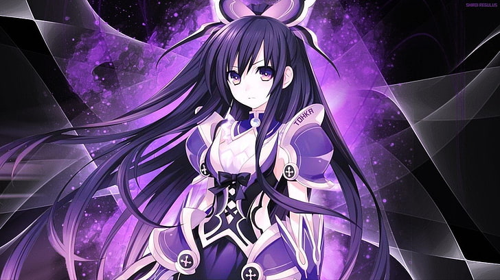 Purple-haired female anime character, Anime, Date A Live, Girl, Purple  Eyes, HD wallpaper | Wallpaperbetter