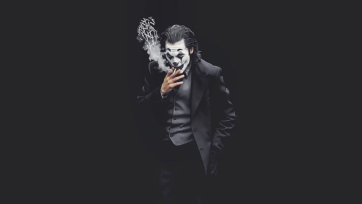 Joker, Joker (2019 Movie), smoke, HD wallpaper