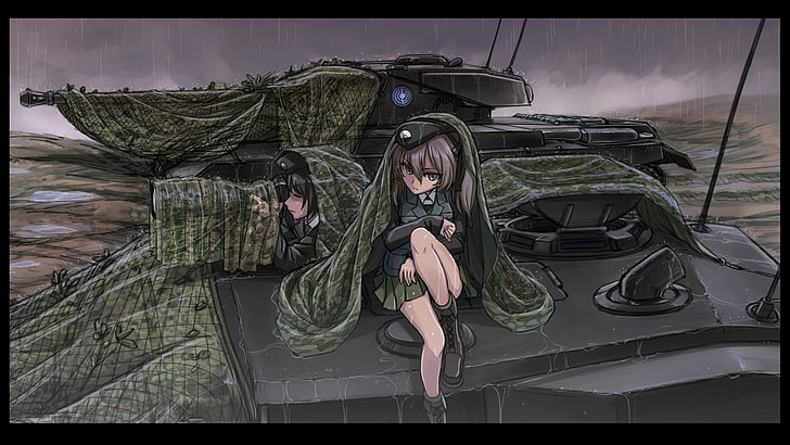 Anime, Filles Et Panzer, Fond d'écran HD