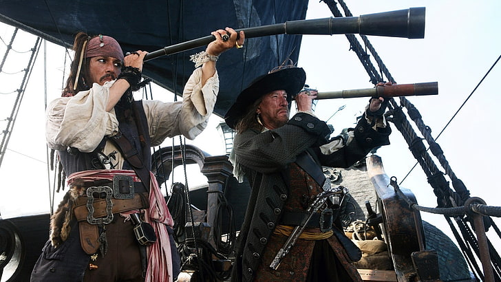 أفلام ، Pirates of the Caribbean: At World's End ، جوني ديب، خلفية HD
