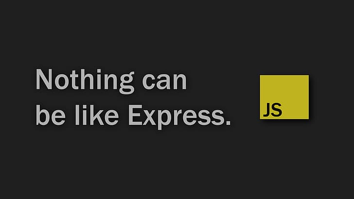 nodejs, node, JavaScript, code, express, dark, yellow, node.js, Wallpaper HD