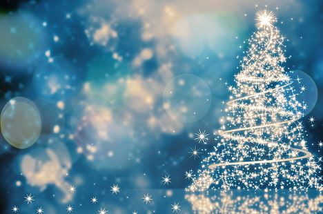 Christmas tree 3D Graphics, miscellaneous, 3d graphics, holidays, christmas, christmas tree, HD wallpaper HD wallpaper