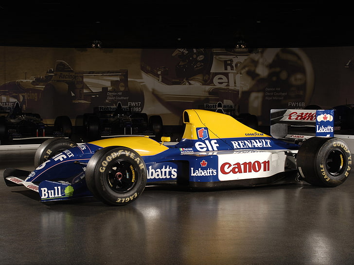 1991, f 1, formula, fw14, race, racing, williams, HD wallpaper