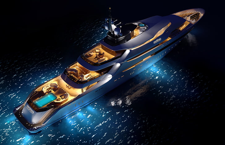 Yacht, Concept, Luxury, HD wallpaper