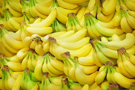 plátanos, fruta, comida, Fondo de pantalla HD HD wallpaper