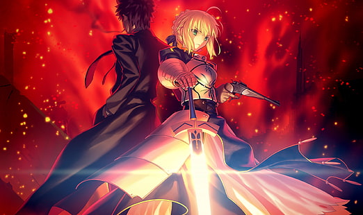 Seria Fate, Fate / Grand Order, Fate / Stay Night, Sabre (Fate Series), Tapety HD HD wallpaper