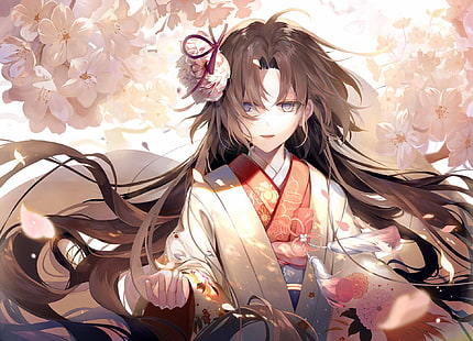 ซีรีส์ Fate, Fate / Grand Order, Shiki Ryougi, วอลล์เปเปอร์ HD HD wallpaper