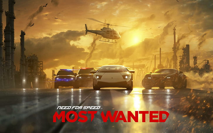 2012 Need for Speed ​​Most Wanted, kebutuhan poster kecepatan yang paling dicari, need, speed, 2012, most, wanted, game, Wallpaper HD