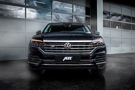 Volkswagen, vista frontale, Touareg, SUV, ABBOT, 2019, Sfondo HD HD wallpaper
