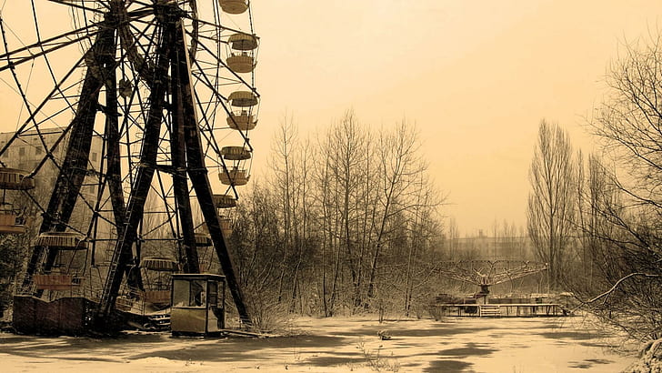 Parc d'attractions Pripyat, grande roue, monde, 1920x1080, grande roue, europe, parc d'attractions, ukraine, pripyat, Fond d'écran HD