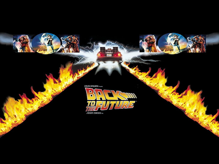 Back to the Future digital wallpaper, Back To The Future, HD wallpaper