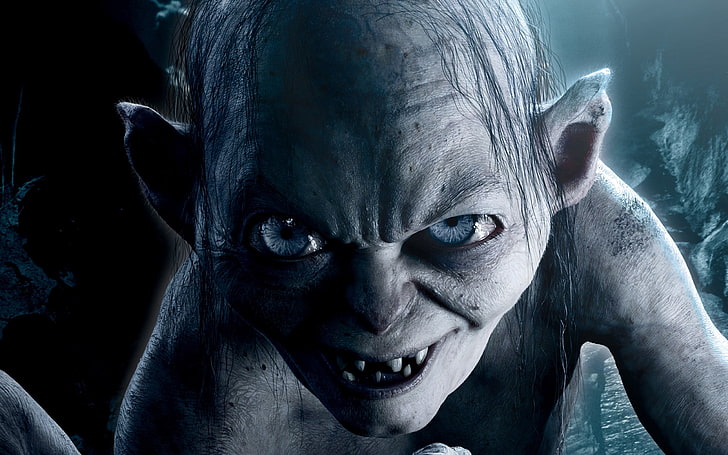 The Lord of the Rings Golum, fantasy, Gollum, the beauty, adventure, The Hobbit, An Unexpected Journey, HD wallpaper