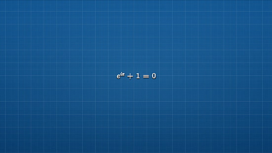математическое уравнение, чертежи, тождество Эйлера, уравнение, HD обои HD wallpaper