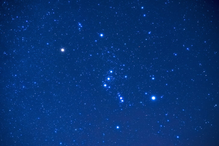 ดาวในเวลากลางคืนวอลล์เปเปอร์ Orion กลุ่มดาวท้องฟ้าเต็มไปด้วยดวงดาว, วอลล์เปเปอร์ HD