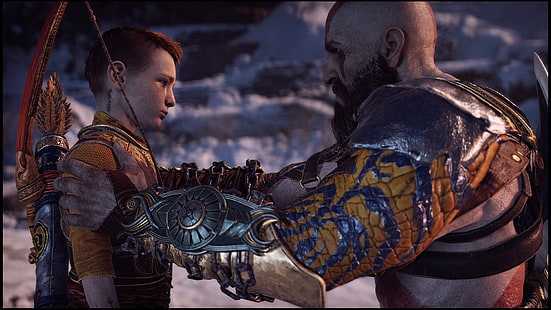 God of War, God of War (2018), Kratos, PlayStation 4, วอลล์เปเปอร์ HD HD wallpaper