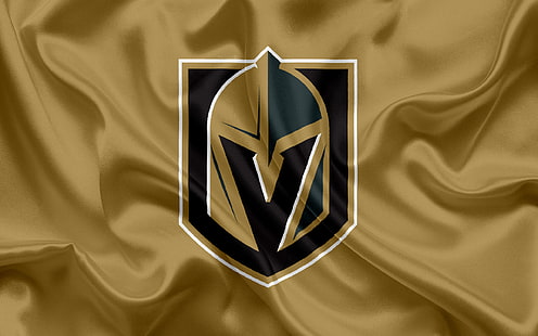 هوكي ، فيغاس جولدن نايتس ، شعار ، شعار ، NHL، خلفية HD HD wallpaper