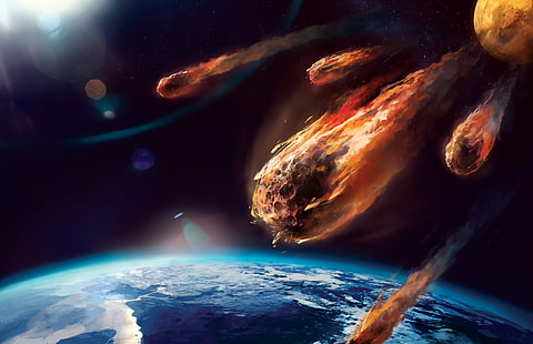 Meteore, Universum, Weltraum, Erde, HD-Hintergrundbild HD wallpaper