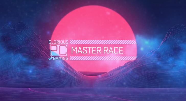 ضوء LED أحمر وأسود ، PC Master Race ، بسيط ، نمط قديم، خلفية HD