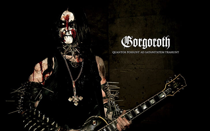 black metal, Gorgoroth, music, extreme metal, spike bracelets, HD wallpaper