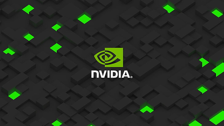 Logotipo da Nvidia, Nvidia, HD papel de parede