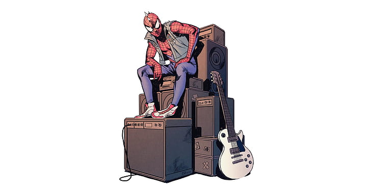 komiks, Spider-man, Marvel Comics, Spider Punk, Tapety HD