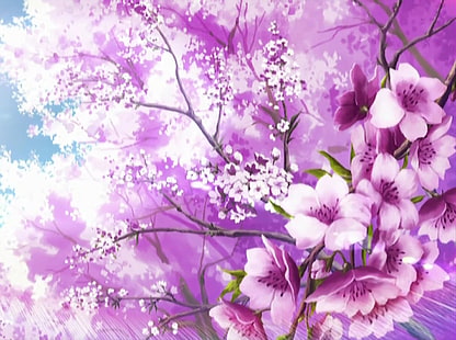 çiçek, japonya Çiçek, sakura, HD masaüstü duvar kağıdı HD wallpaper