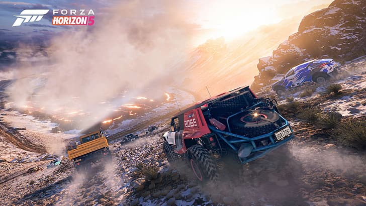 Forza Horizon 5, 화산, 멕시코, HD 배경 화면