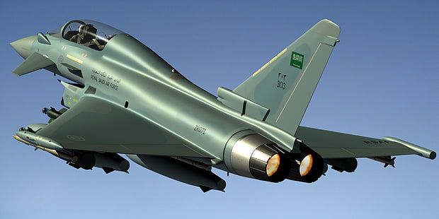 Eurofighter Taifun, Royal Saudi Air Force, HD-Hintergrundbild HD wallpaper
